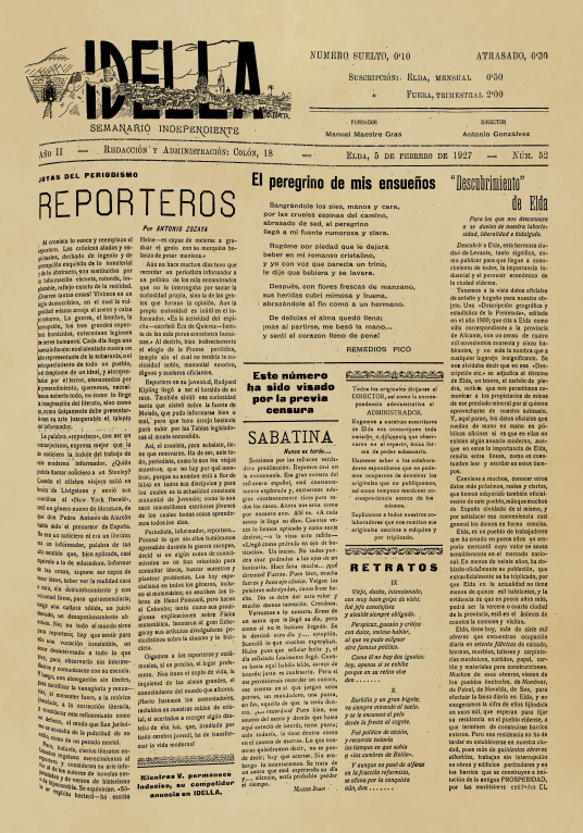 IDELLA Nº52 AÑO 1926