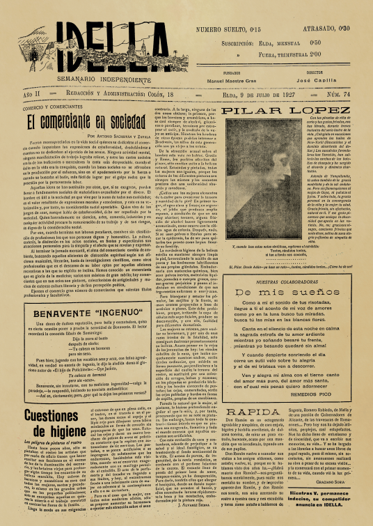 IDELLA Nº74 AÑO 1926