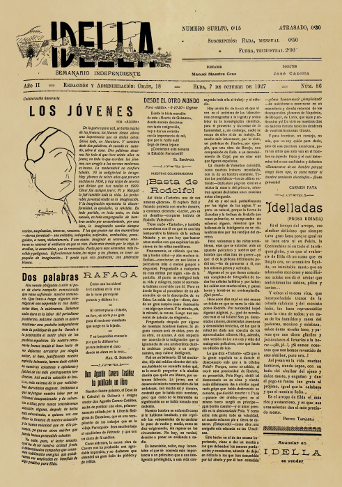 IDELLA Nº86 AÑO 1926