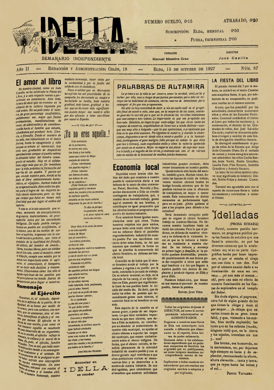 IDELLA Nº87 AÑO 1926