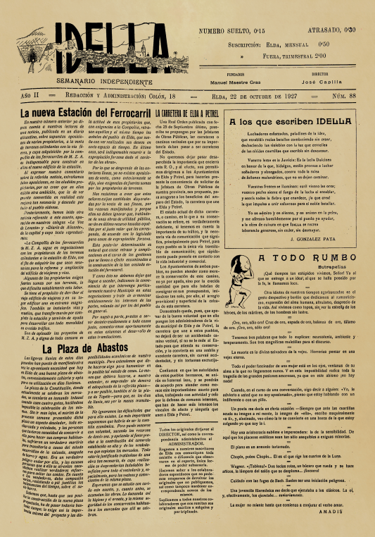 IDELLA Nº88 AÑO 1926