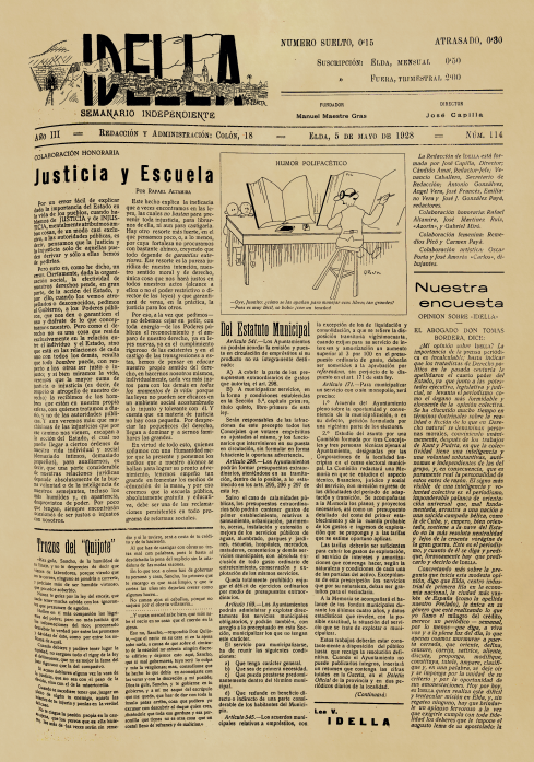 IDELLA Nº114 AÑO 1926