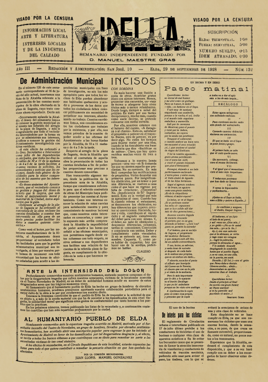 IDELLA Nº132 AÑO 1926