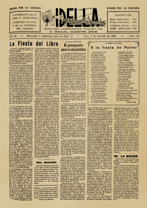 IDELLA Nº133 AÑO 1926