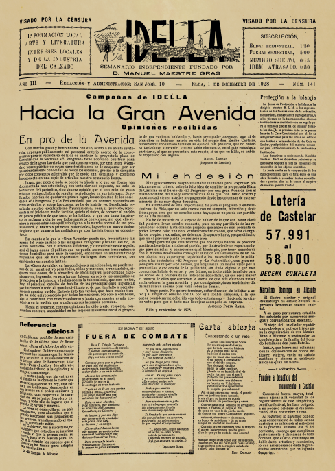 IDELLA Nº141 AÑO 1926