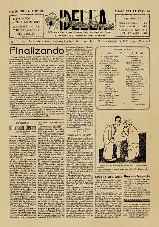IDELLA Nº143 AÑO 1926