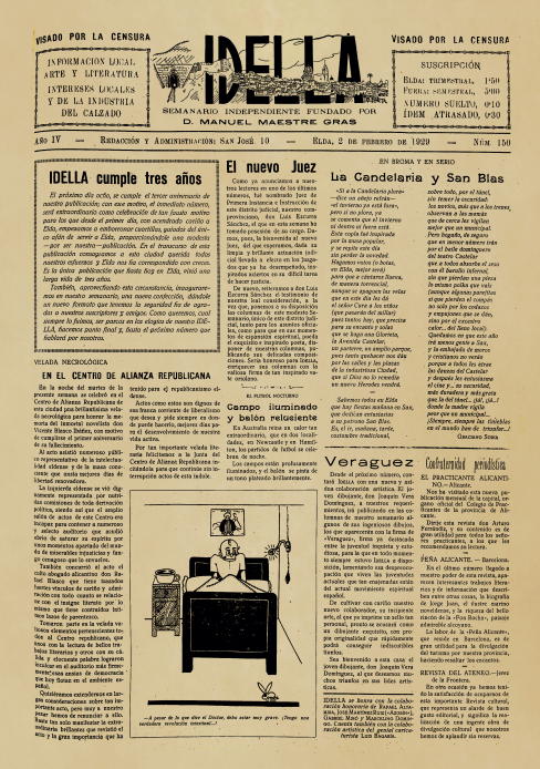 IDELLA Nº150 AÑO 1926