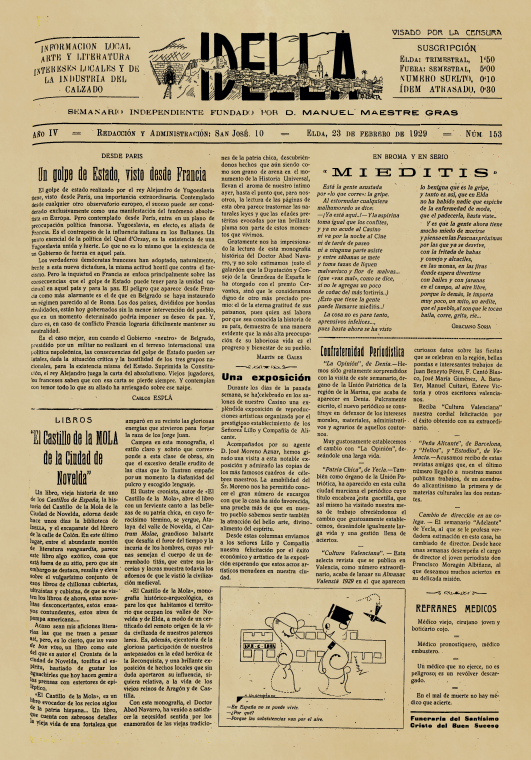 IDELLA Nº153 AÑO 1926