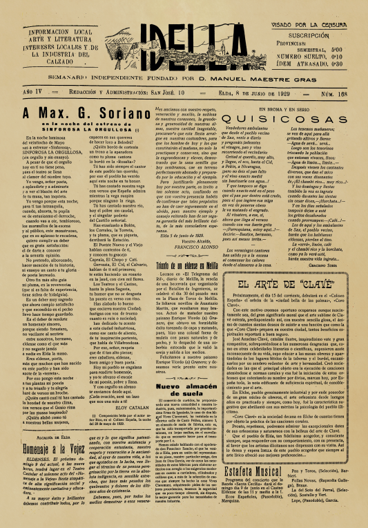 IDELLA Nº168 AÑO 1926