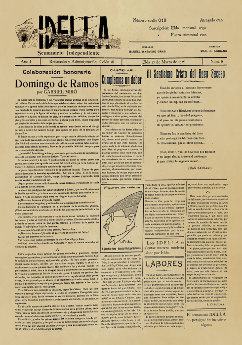 IDELLA  Nº8 AÑO 1926