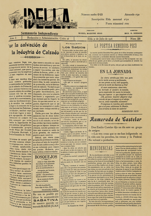 IDELLA Nº26 AÑO 1926