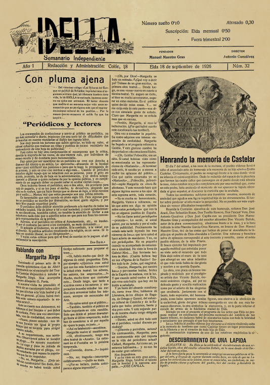 IDELLA Nº32 AÑO 1926